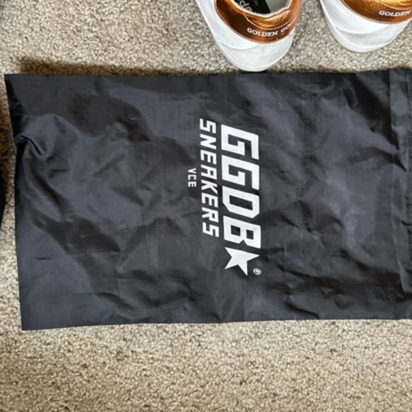 Golden Goose Superstar Sneakers with Cheetah Laces and Orange Heel Tab - Picture 10 of 10